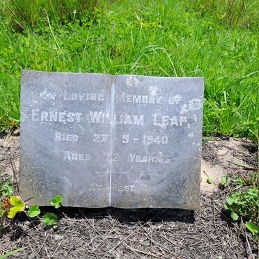 LEAF Ernest William -1940