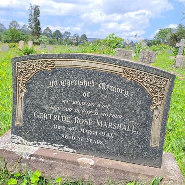 MARSHALL Gertrude Rose -1947