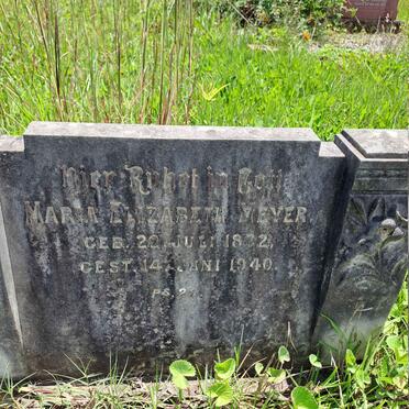 MEYER Maria Elizabeth 1872-1940
