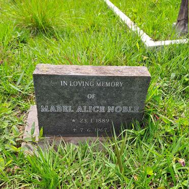 NOBLE Mabel Alice 1889-1967