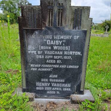 NORTON Henry Vaughan -1949 & Daisy nee WOODS -1937