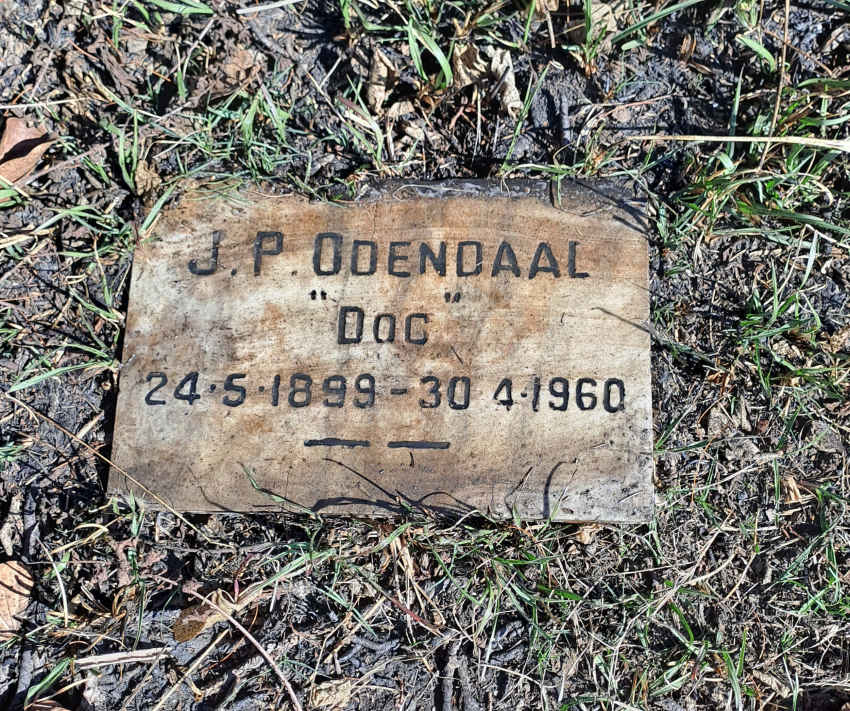 ODENDAAL J.P. 1899-1960 