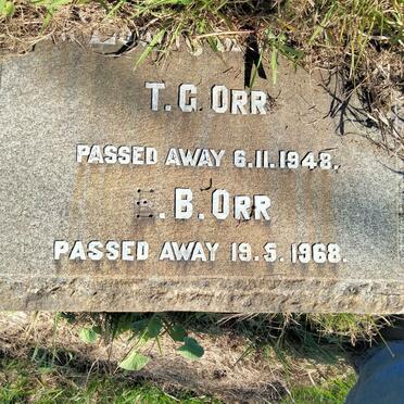 ORR T.G. -1948 :: ORR E.B. -1968