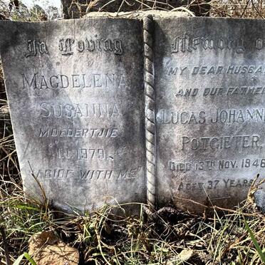 POTGIETER Lucas Johannes -1946 & Magdalena Susanna -1979