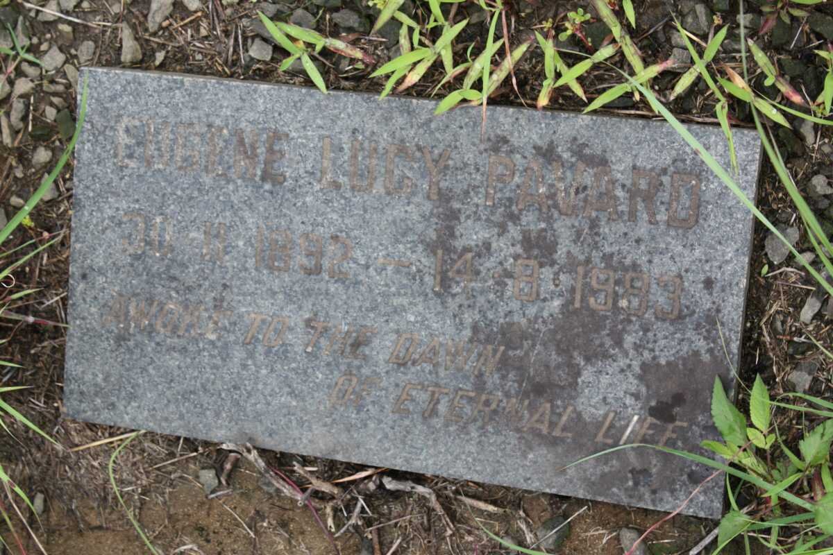 PAVARD Eugine Lucy 1892-1983