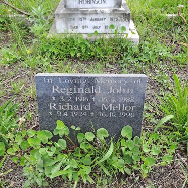 ROBINSON Reginald John 1916-1988 :: ROBINSON Richard Mellor 1924-1990