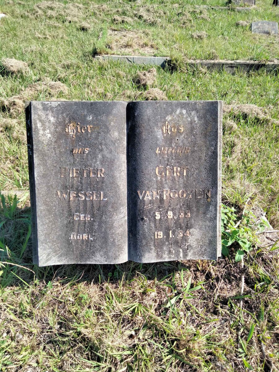 ROOYEN Pieter Gert Wessel, van 1933-1934