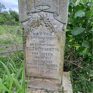 ROOYEN Helena Henrietta, van nee NEL 1890-1958