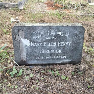 SPRENGER Mary Ellen Penny 1865-1945