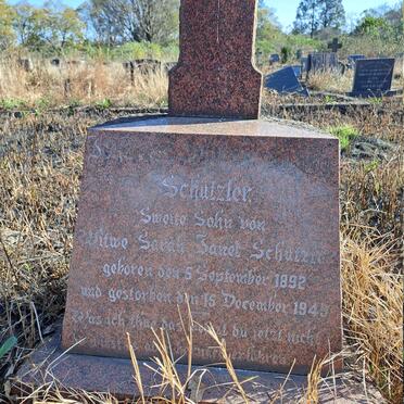 SCHUTZLER Johannes Wilhelm Ludwig 1892-1949