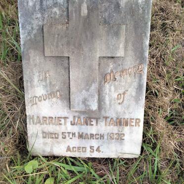 TANNER Harriet Janet -1932