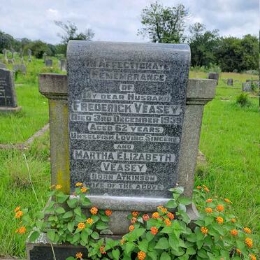 VEASEY Frederick -1939 & Martha Elizabeth ATKINSON