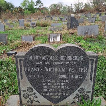 VETTER Frantz Wilhelm 1903-1974