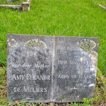 VILLIERS Amy Eleanor, de -1939