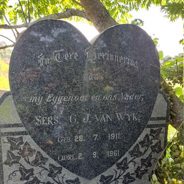 WYK G.J., van 1911-1961