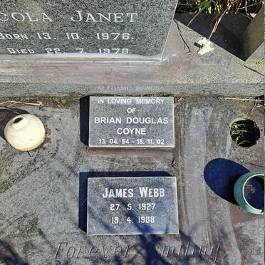 WEBB James 1927-1988 :: COYNE Brian Douglas 1954-2002