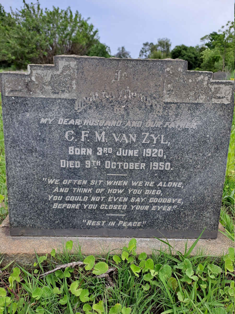 ZYL C.F.M., van 1920-1950