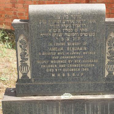 BENJAMIN Amelia -1940