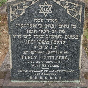 FEITELBERG Percy -1945