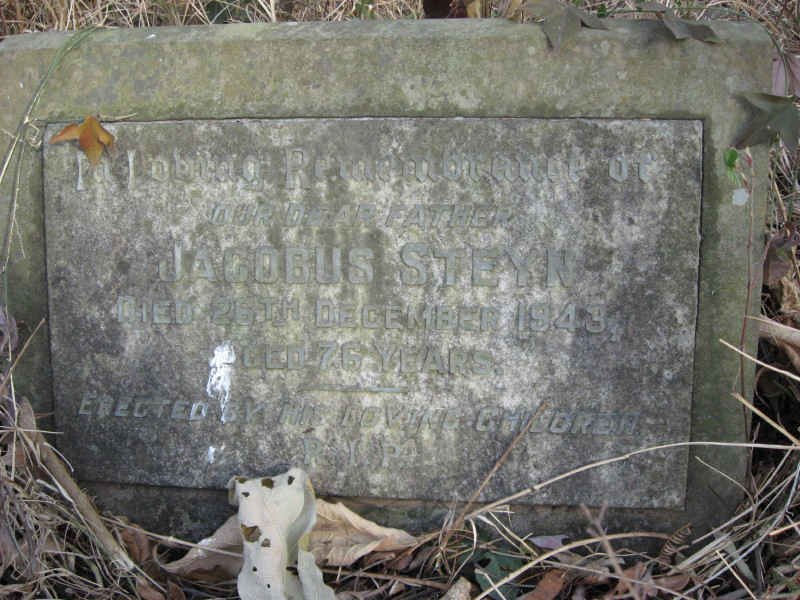 STEYN Jacobus  -1943