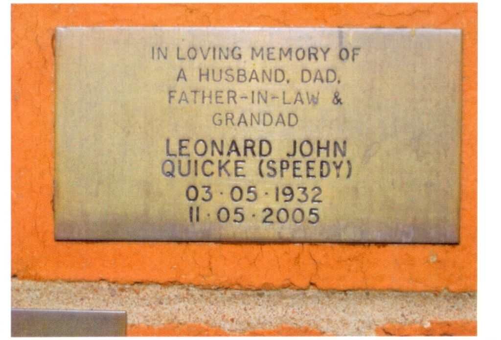 QUICKE Leonard John 1932-2005