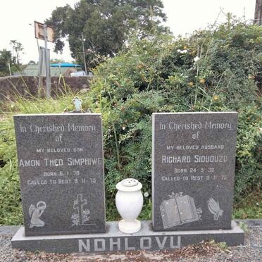 NDHLOVU Richard Siduduzo 1930-1975 :: NDHLOVU Amon Thed Simphiwe 1970-1975