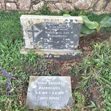 HARGREAVES Robert 1907-1968 & Ann 1909-1962 :: HARGREAVES Robin Anthony 1972-1972