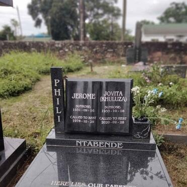 PHILI Jerome 1931-1978 & Jovita 1933-2020