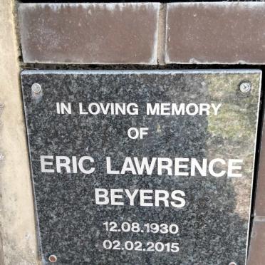 BEYERS Eric Lawrence 1930-2015