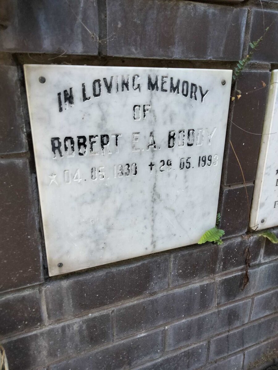 BODDY Robert E.A. 1930-1993