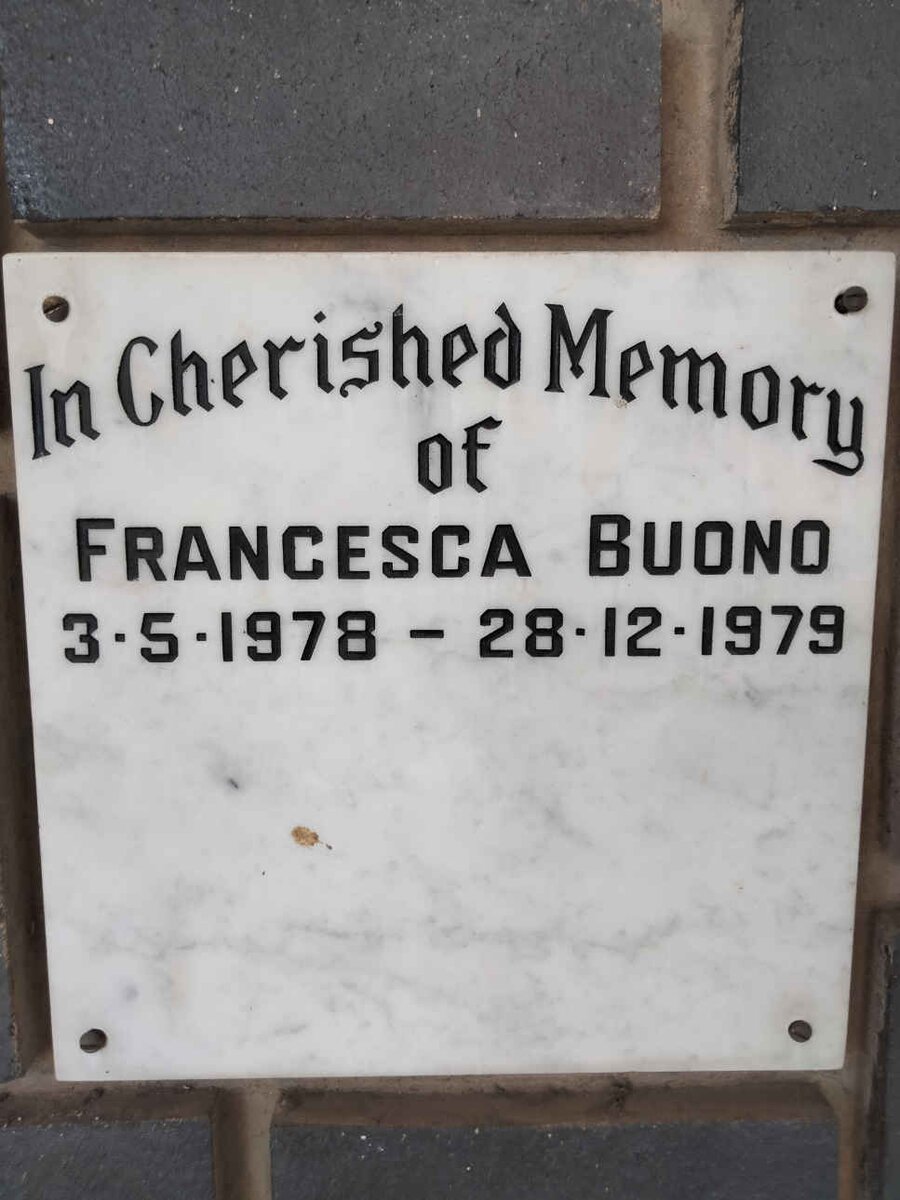 BUONO Francesca 1978-1979