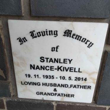 KIVELL Stanley, NANCE 1935-2014