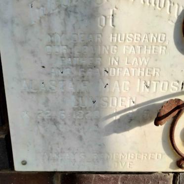 LUMSDEN Alastair Mac Intosh 1920-?