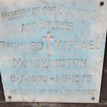 MINCHINGTON Richard Michael 1960-1979