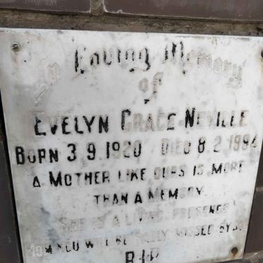 NEVILLE Evelyn Grace 1920-1994