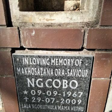 NGCOBO Makhosazana Ora-Saviour 1967-2009