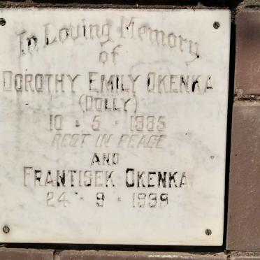 OKENKA Frantisek -1999 &amp; Dorothy Emily -1985