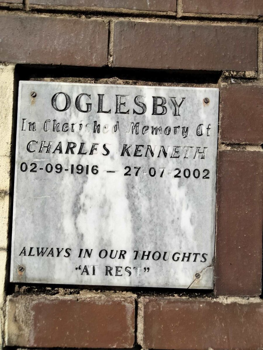 OGLESBY Charles Kenneth 1916-2002