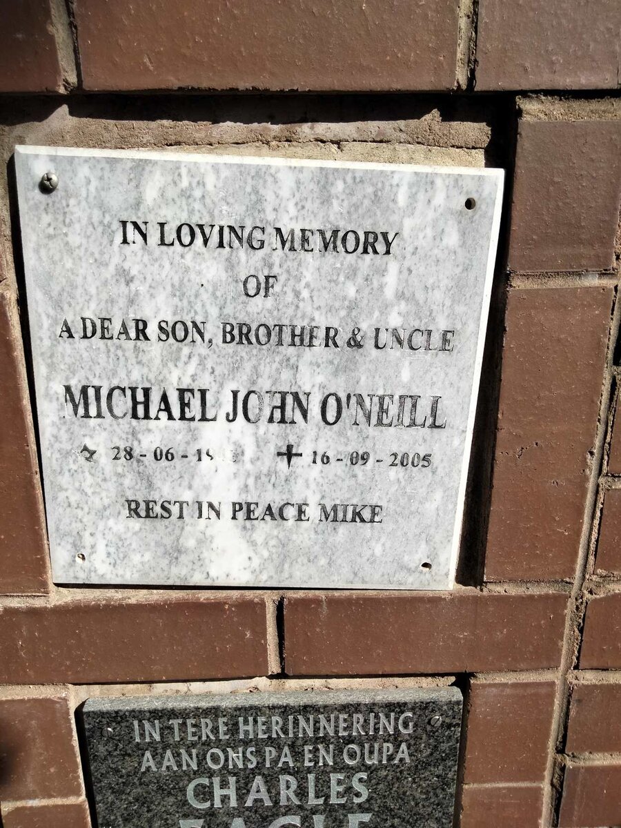 O'NEILL Michael John 1945-2005