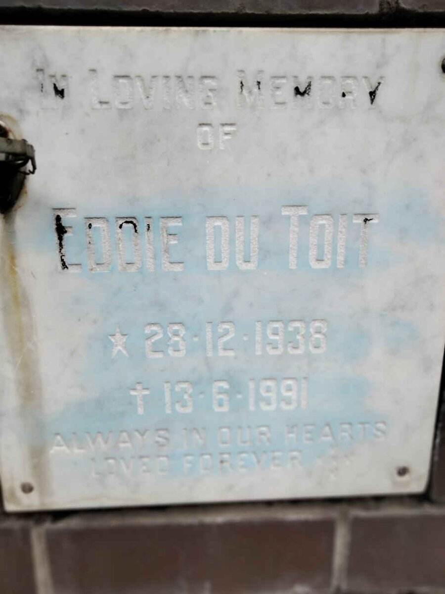 TOIT Eddie, du 1938-1991