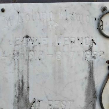 VERNON Jeanne 1919-1992