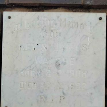 WALSHE Kevin James 1908-1982