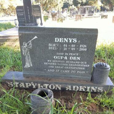 ADKINS Denys, STAPYLTON 1926-2000.
