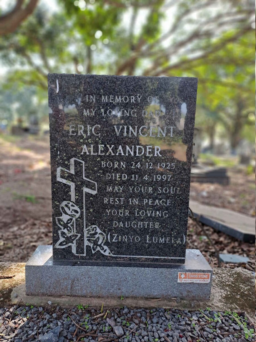ALEXANDER Eric Vincent 1925-1997