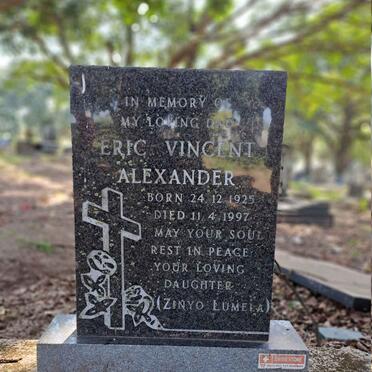 ALEXANDER Eric Vincent 1925-1997