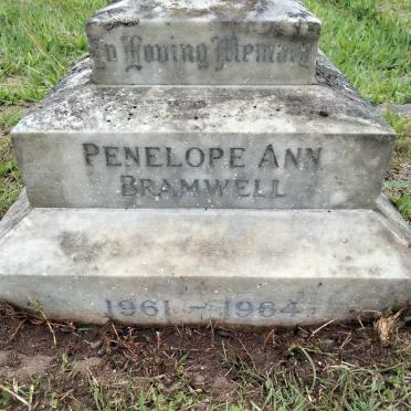BRAMWELL Penelope Ann 1961-1964