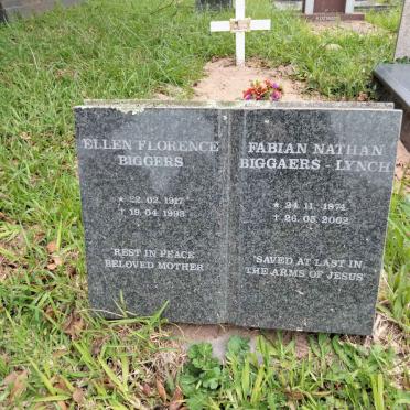 BIGGERS Ellen Florence 1917-1998 :: BIGGAERS-LYNCH Fabian Nathan 1974-2002