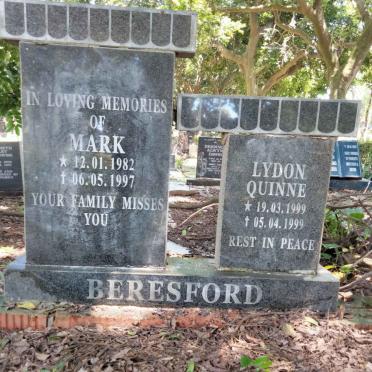 BERESFORD Mark 1982-1997 :: BERESFORD Lydon Quinne 1999-1999