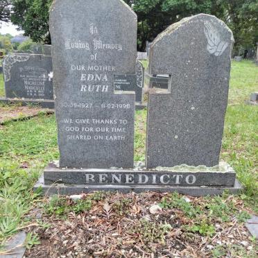 BENEDICTO Edna Ruth 1927-1996
