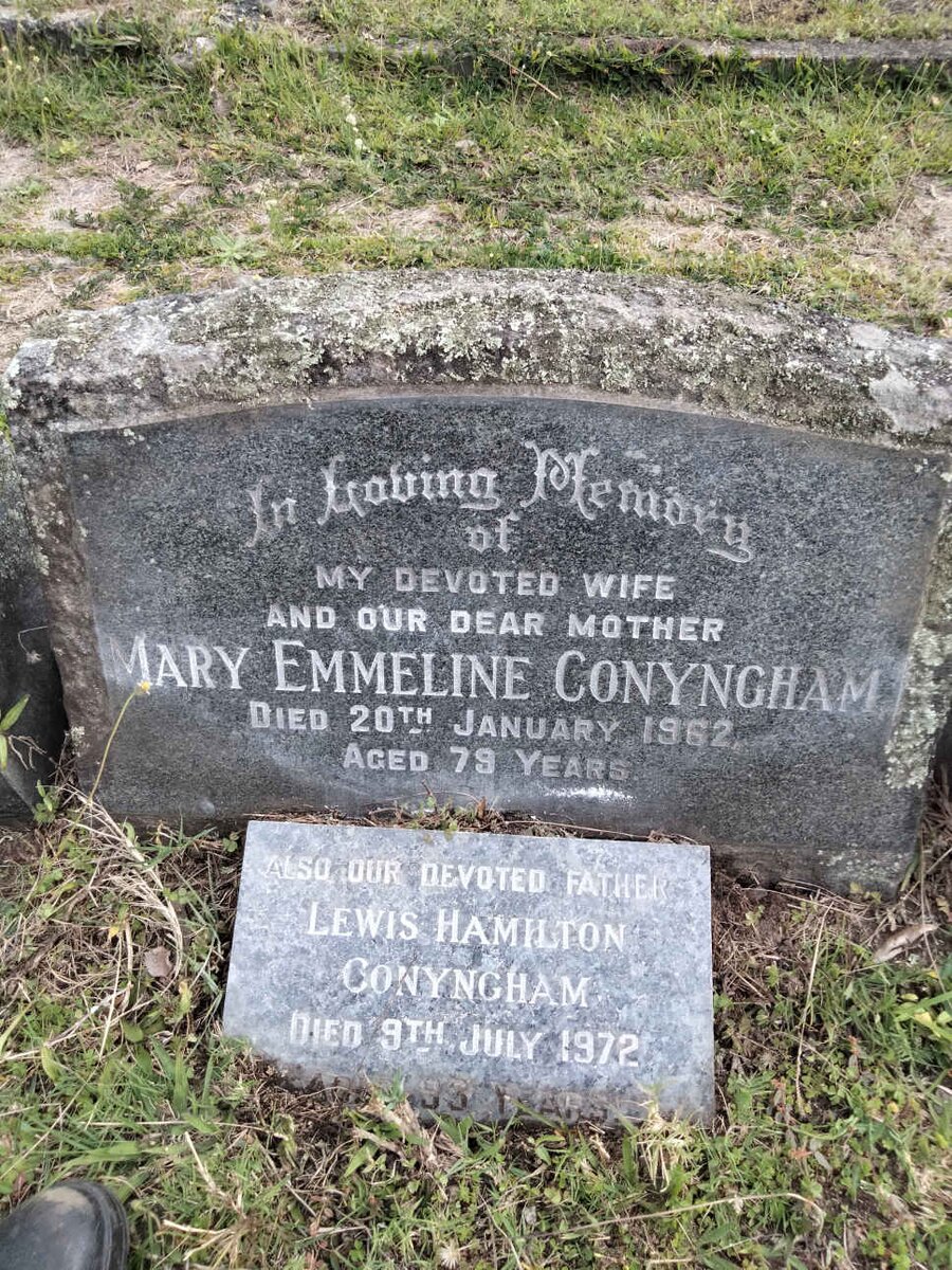 CONYNGHAM Lewis Hamilton -1972 :: CONYNGHAM Mary Emmeline -1962